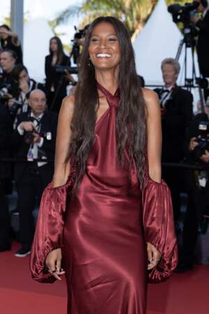Festival de Cannes 2023 - Montée des marches du film L'Eté dernier : la mannequin Liya Kebede 