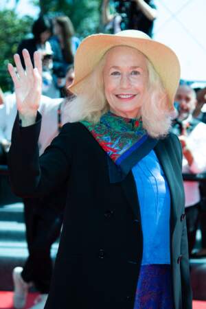 Festival de Cannes 2023 - Montée des marches du film Perfect Days de Wim Wenders : l'actrice française Brigitte Fossey