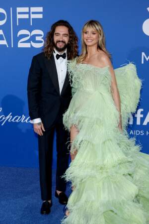 Festival de Cannes 2023 - Le gala de l'amfAR : Heidi Klum et son mari Tom Kaulitz 