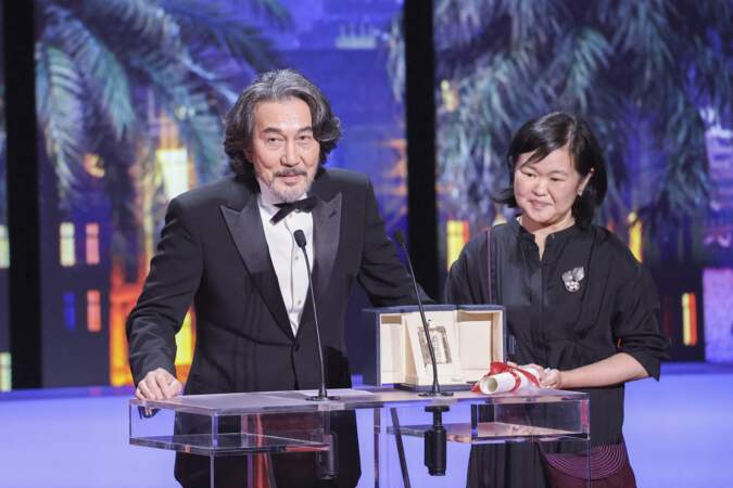 Festival de Cannes 2023 - Le comédien japonais Kōji Yakusho a reçu le prix d'interprétation masculine pour son rôle dans Perfect Days.