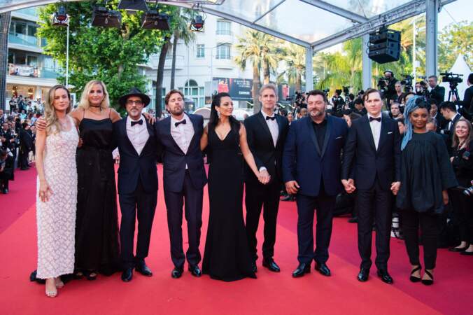 Festival de Cannes 2023 - Les membres du jury de la 76e édition du Festival de Cannes : Paul Dano, Denis Menochet, Damian Szifron, Rungano Nyoni, Ruben Ostlund, Atiq Rahimi, Maryam Touzani, Brie Larson, et Julia Ducournau. 