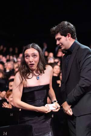 Festival de Cannes 2023 - C'est son rôle dans le film Les Herbes sèches de Nuri Bilge Ceylan qui lui a valu cette récompense. 