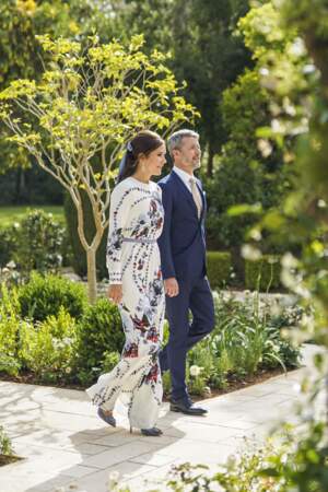 Mariage du prince Hussein bin Abdullah II et Rajwa Al-Saif : le prince Frederik de Danemark et la princesse Mary.