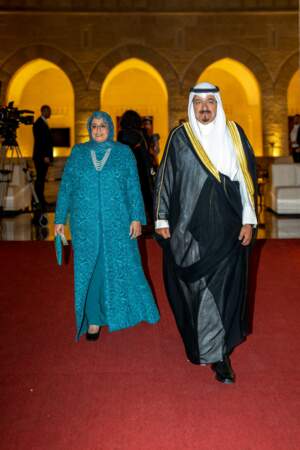 Mariage du prince Hussein bin Abdullah II et Rajwa Al-Saif : Mishal Al-Ahmad Al-Jaber Al-Sabah, le prince du Koweit et sa femme