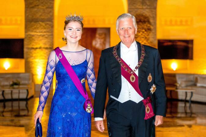 Mariage du prince Hussein bin Abdullah II et Rajwa Al-Saif : le roi Philippe de Belgique et sa fille la princesse Elisabeth de Belgique