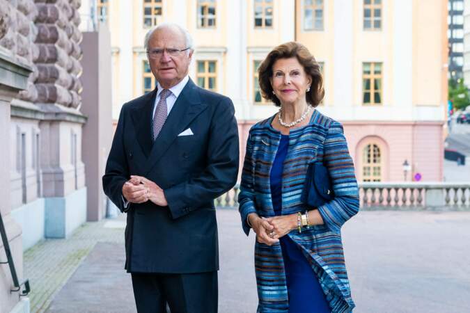 Le roi Carl XVI Gustav de Suède et la reine Silvia de Suède.
