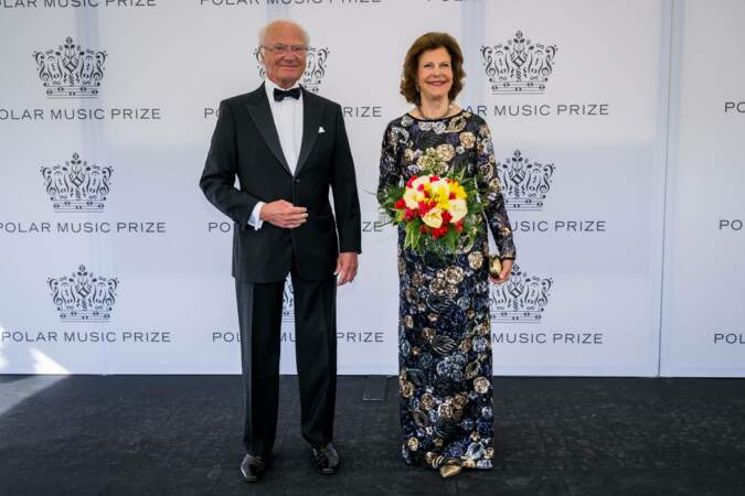 Le roi Carl XVI Gustav et la reine Silvia de Suède.