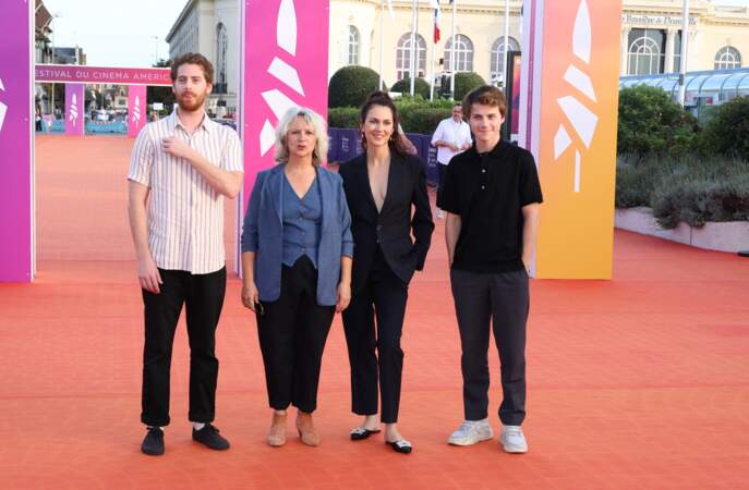 49ème édition du festival du cinéma américain de Deauville : Ramata Toulaye-Sy, Pablo Pauly, Julia Faure, Cécile Maistre-Chabrol et Félix Lefebvre.