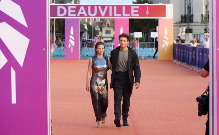 49ème édition du festival du cinéma américain de Deauville : Mélanie Thierry et son mari Raphaël Haroche.