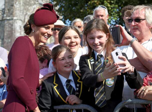 Kate Middleton joue le jeu des selfies 