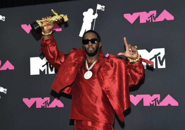 Sean "Diddy" Combs reçoit l'award de l'icône pour l'ensemble de sa carrière lors des MTV Video Music Awards 2023