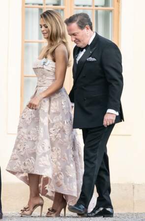 La princesse Madelaine de Suède et Christopher O'Neill lors du concert événement pour le jubilé à l'opéra de Stockholm