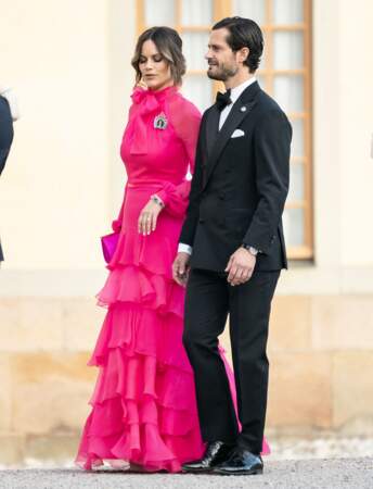 Le prince Carl Philip de Suède et la princesse Sofia lors du concert événement pour le jubilé à l'opéra de Stockholm