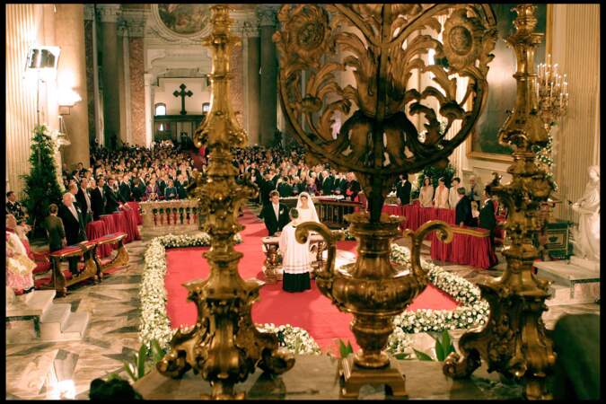 Le 25 septembre 2003, le prince Emmanuel-Philibert de Savoie et Clotilde Courau se marient à la basilique Sainte Marie des Anges à Rome.
