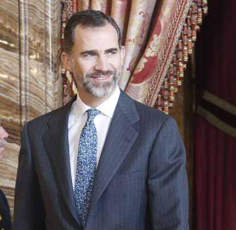 Felipe VI, est né le 30 janvier 1968 à Madrid. Il est roi d'Espagne depuis le 19 juin 2014. Il avait alors 46 ans.