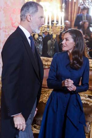 La réception a eu lieu au palais royal de Madrid. 