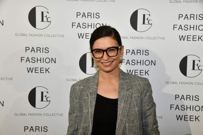 Lucie Bernardoni lors de la Paris Fashion Week à la Maison des Metallos le 28 septembre 2023