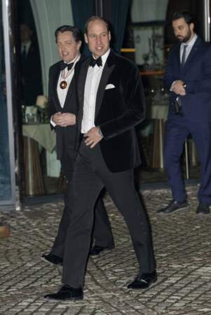 Le prince William au dîner de gala caritatif London’s Air Ambulance au Raffles London à Londres.