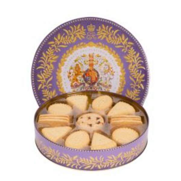 Des biscuits en hommage à la reine Elizabeth II qui célèbre son jubilé de Platine