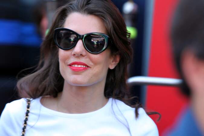 Charlotte Casiraghi au 80ème Grand Prix de Monaco de Formule 1, le 27 mai 2023.