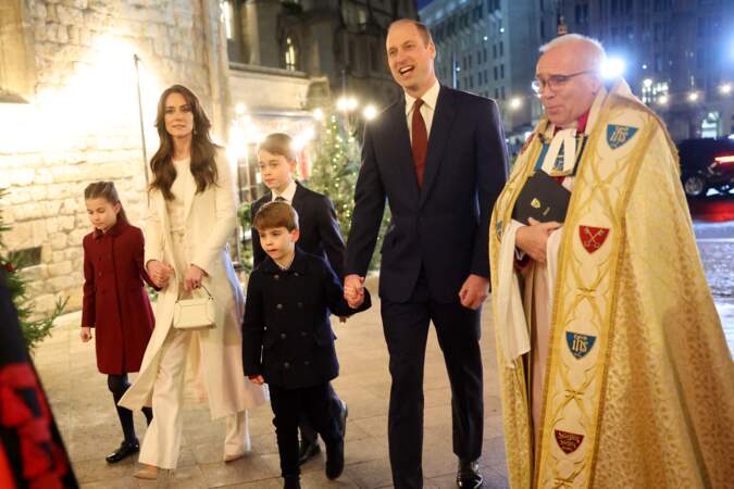 La famille royale est réunie pour le traditionnel concert de Noël "Together At Christmas" à l'abbaye de Westminster à Londres