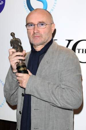 Phil Collins à Londres en 2008 (57 ans)