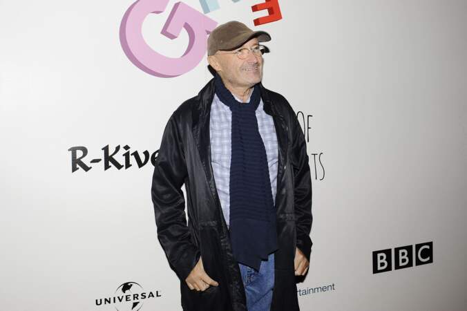Phil Collins lors d'une avant-première de film à Londres en 2014 (63 ans)