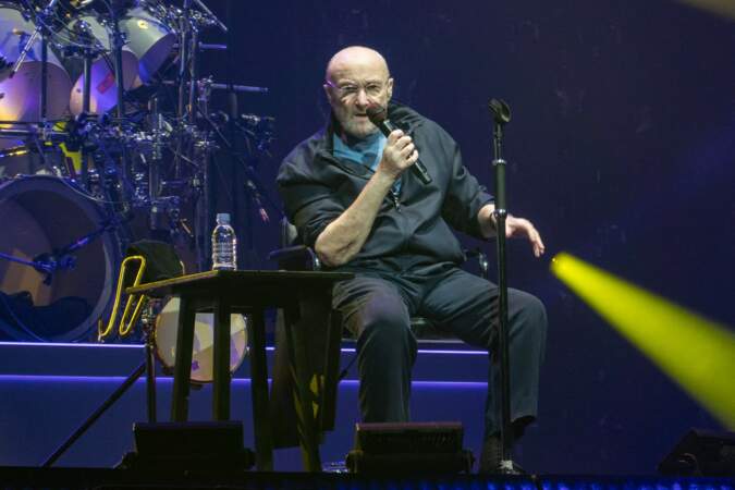 Phil Collins à Birmingham en 2021 (70 ans)