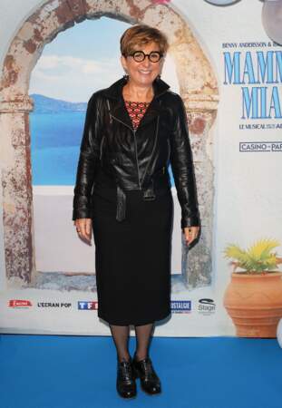 Soirée de gala pour la première de la comédie musicale "Mamma Mia ! Le Musical" : Nathalie Corré.