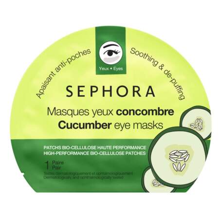 Patch yeux concombre, Sephora, 3,50€