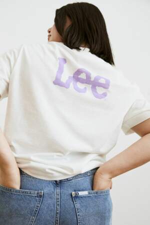 T-shirt en coton, H&M x Lee, 14,99€