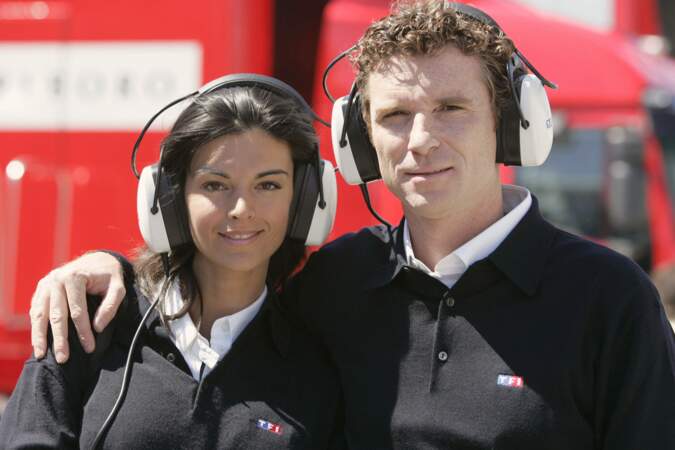 Denis Brogniart et Karen Minier en 2004