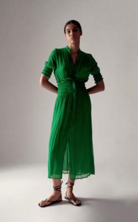 Robe plissée, Zara, 49,95€