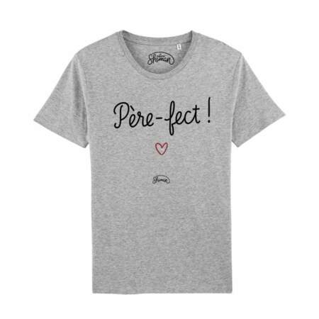 T-shirt "père-fect" en coton bio, La Chaise Longue, 24,95 €
