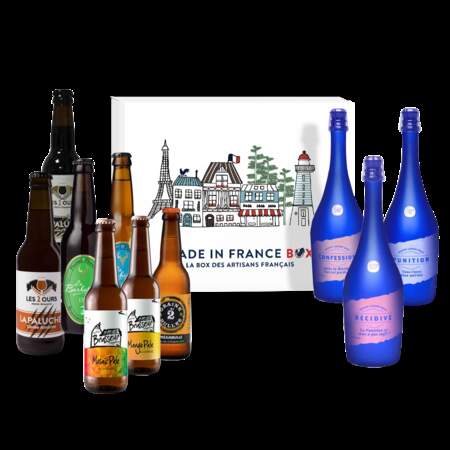 Box Exploration Bières avec 10 produits français, Made in France Box, 69,90€