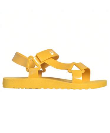 Sandales jaune poussin, Cacatoes, 50 €