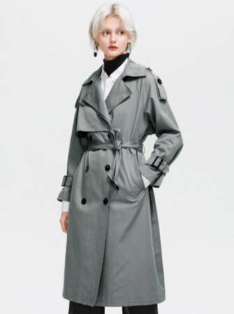 Trench gris anthracite, SHEIN, 62,99€