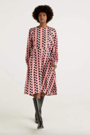Robe motifs 70's, United Colors of Benetton, 89,95 €