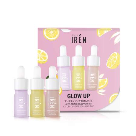 Coffret Glow Up avec 3 sérums de 5ml, Irén Skin, 29€