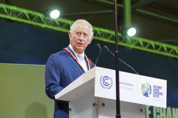 Le prince Charles lors de son discours avant la COP 26 