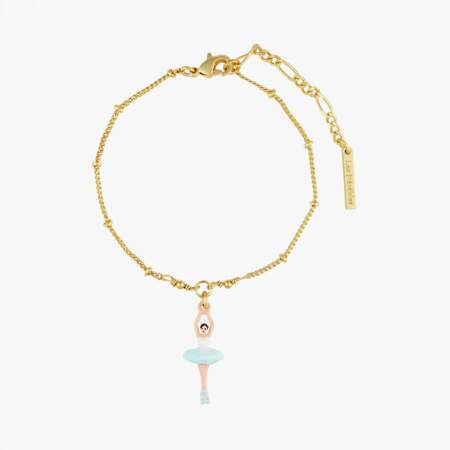 Bracelet fin ballerine et perle facettée, Les Néréides, 60€