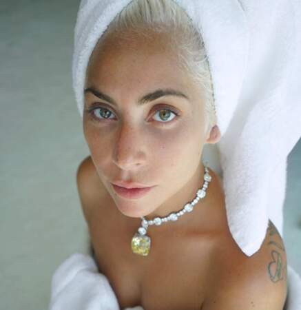 Lady Gaga sans make-up