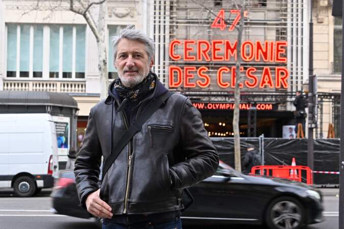 Antoine de Caunes maître de cérémonie des César pour la dixième fois, ce 25 février 2022 à l'Olympia