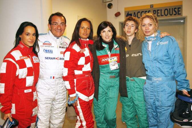 Karine Lima, Jean-Pierre Pernaut, Nathalie Marquay, Caroline Barclay, Jordy et Raphaelle Ricci au Stade de France en 2006