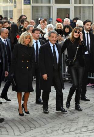 Brigitte Macron, Nicolas Sarkozy et Carla Bruni