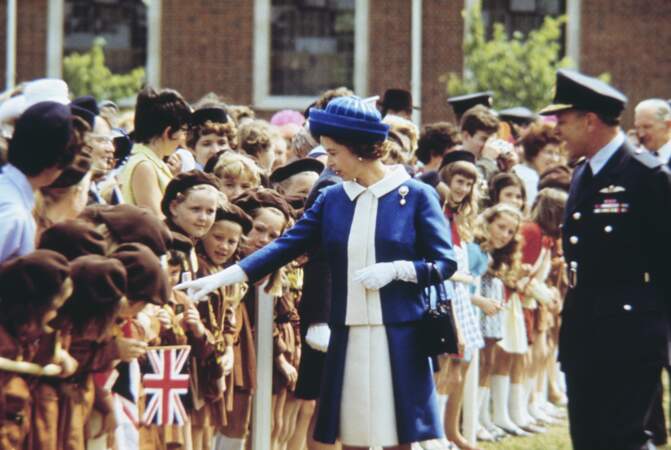 Elizabeth II en 1977