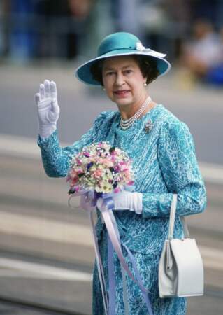 Elizabeth II à Hong Kong en 1986