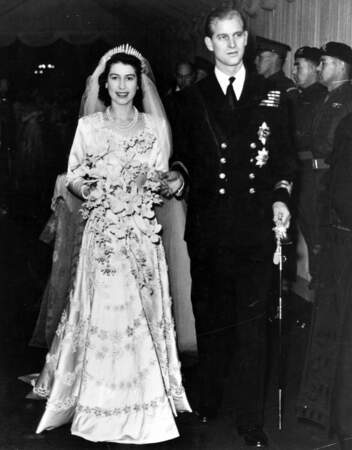 Le mariage d'Elizabeth II et Philip Mountbatten en 1947