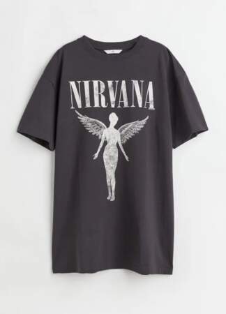 T-shirt Nirvana H&M, 15,99 euros