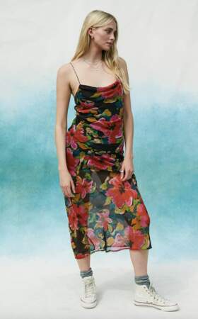 Robe nuisette Rosalia imprimé floral Urban Outfitters, 65 euros